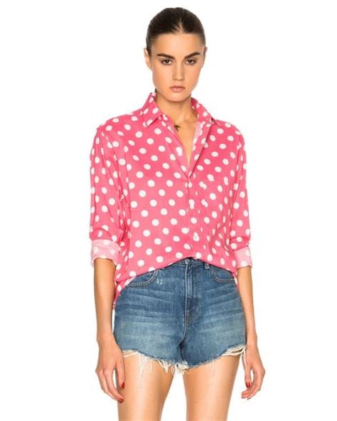 ysl pink polka dot shirt|Saint Laurent Polka.